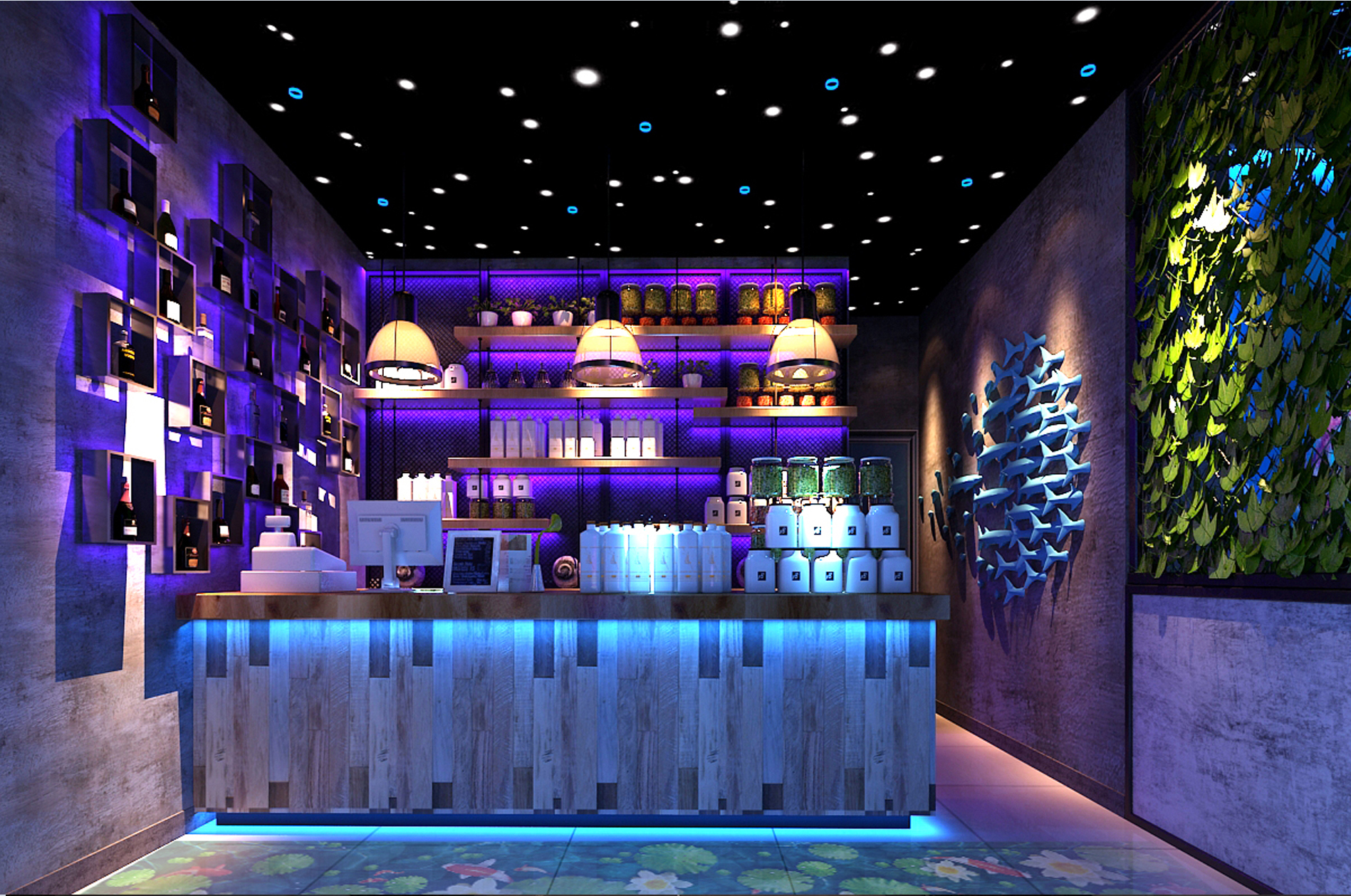 合肥瑤海萬達(dá)全息投影感官餐廳工程