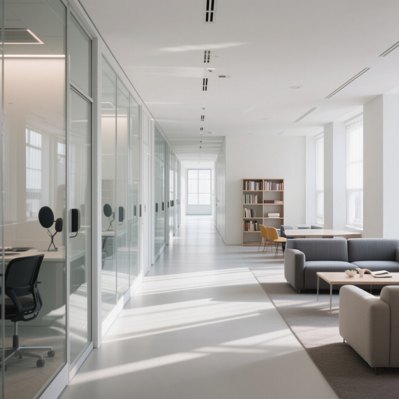 減壓辦公：自然光、靜音艙與休閑區(qū)的科學(xué)布局