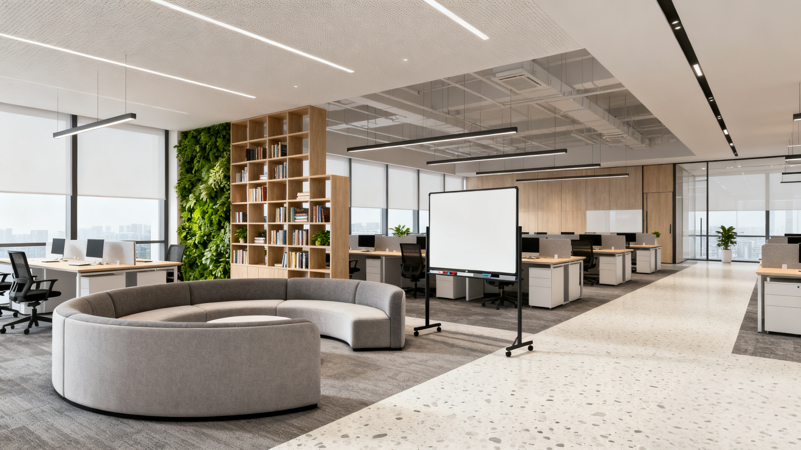 開放式辦公室太吵？如何平衡“協(xié)作”與“專注”的裝修設計