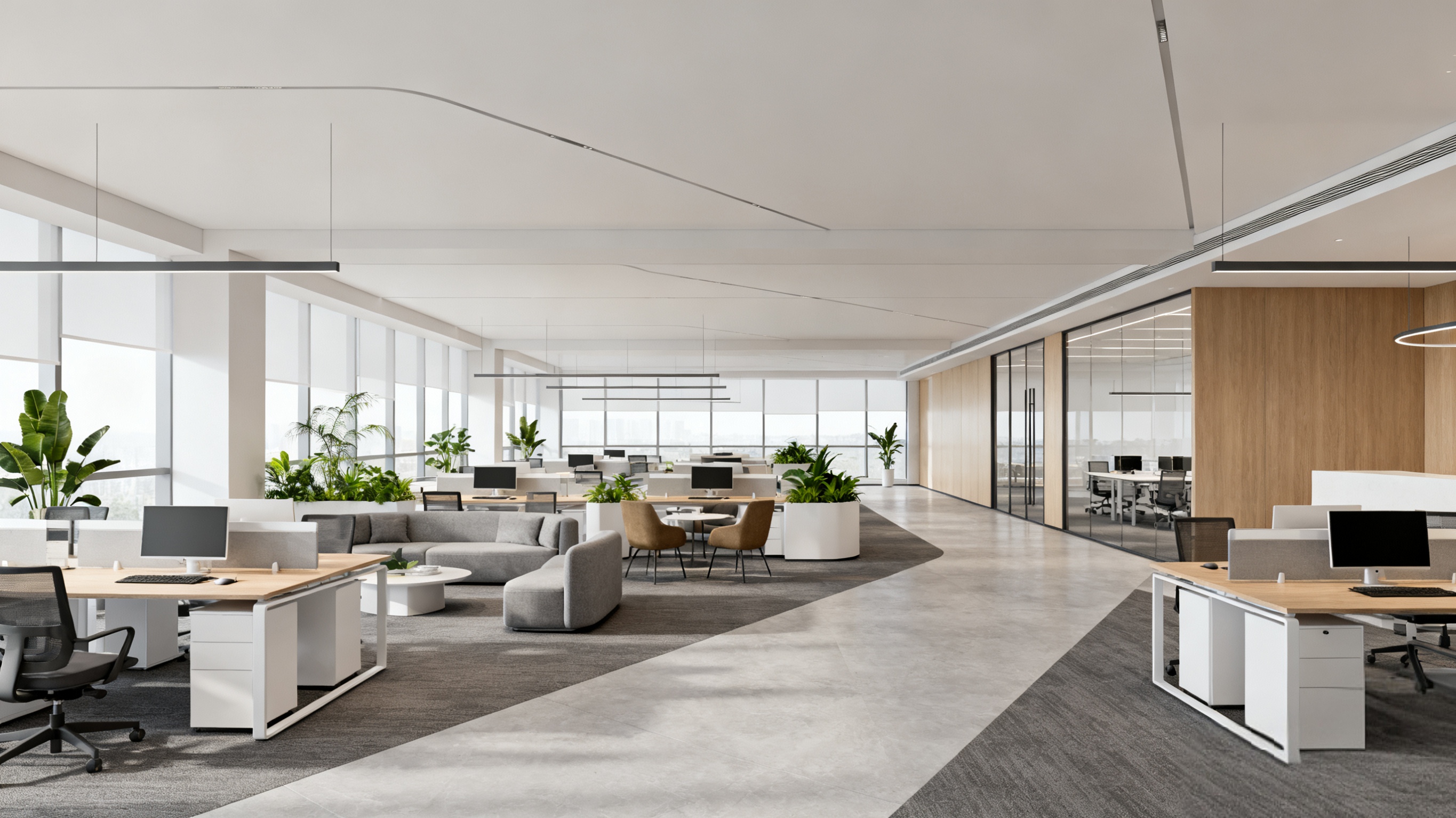 健康、協(xié)作、高效：現(xiàn)代大型辦公室設(shè)計的三大核心價值